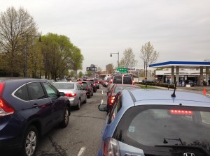 A typical afternoon on Fresh Pond Parkway