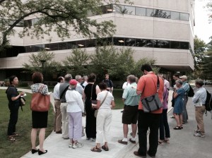 Walking tour of Alewife with Cambridge planning board (8/12/14)