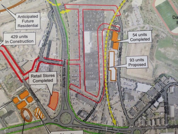 Shopping center new roads