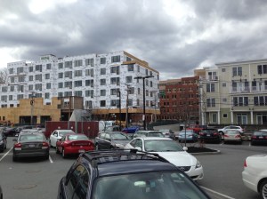 Apartments under construction last year on Concord Ave near Trader Joe's